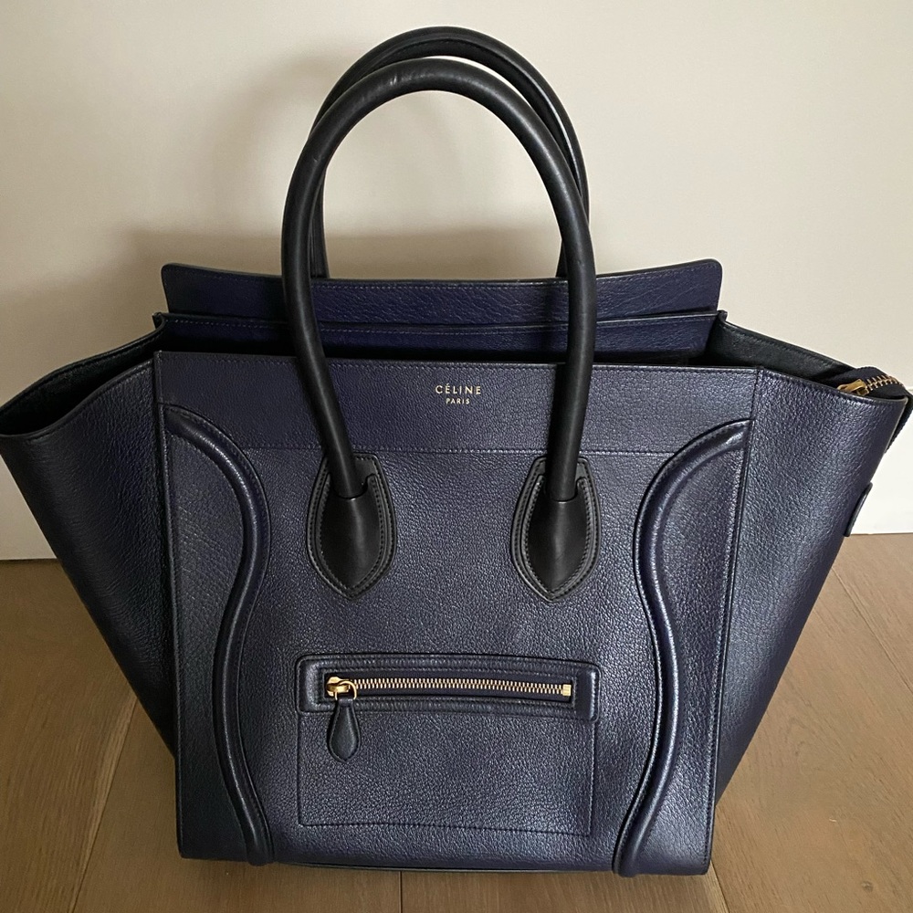 CELINE Limited Edition Navy with black handles